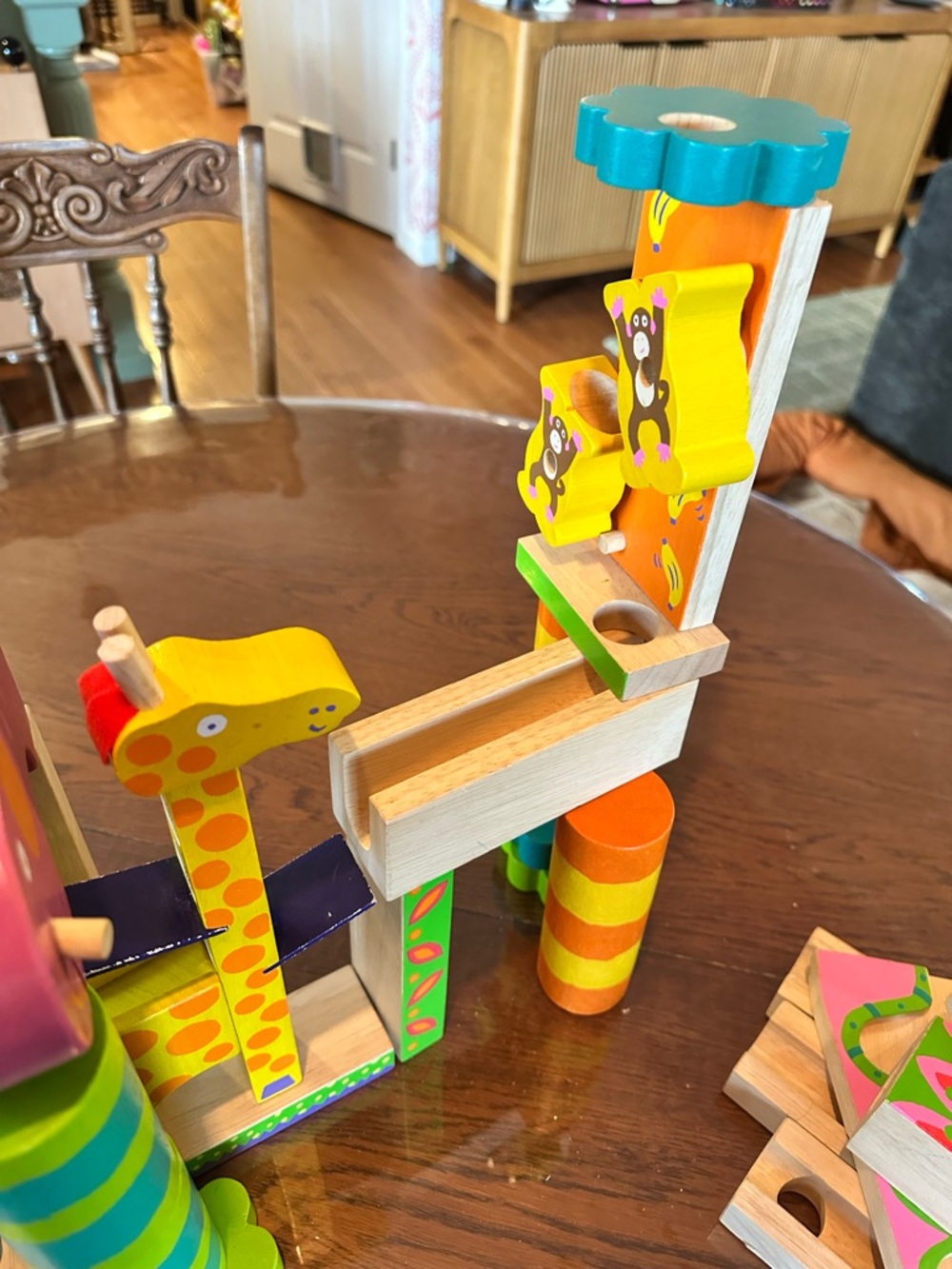 Alex toys wooden jungle Marble Run Toy - make your own run! - Picture 5 of 13